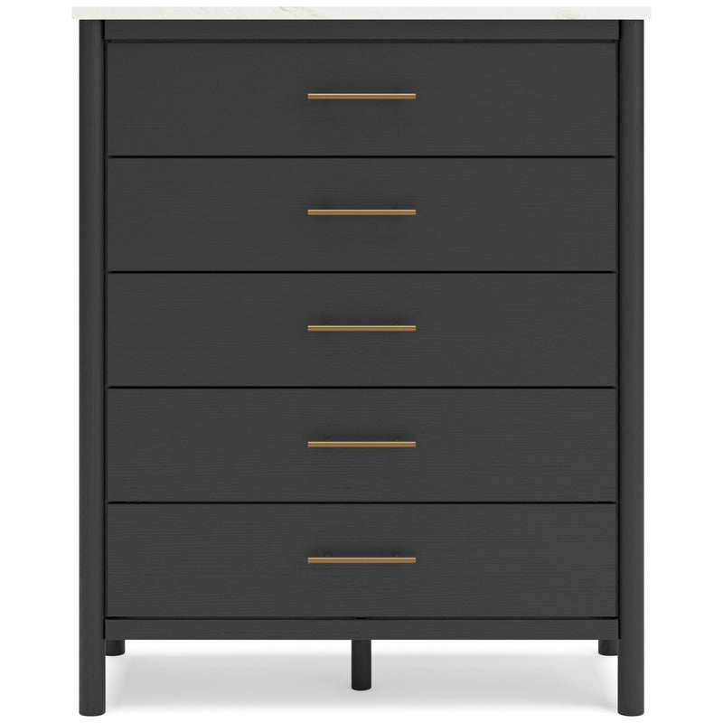 Cadmori Black Upholstered Panel Bedroom Set - Gate FurnitureBedroom Set