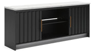 Cadmori Black/White 63" TV Stand - W2616-468