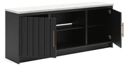 Cadmori Black/White 63" TV Stand - W2616-468
