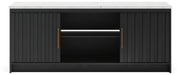 Cadmori Black/White 63" TV Stand - W2616-468