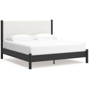 Cadmori Black/White Upholstered Panel Bedroom Set - Gate FurnitureBedroom Set