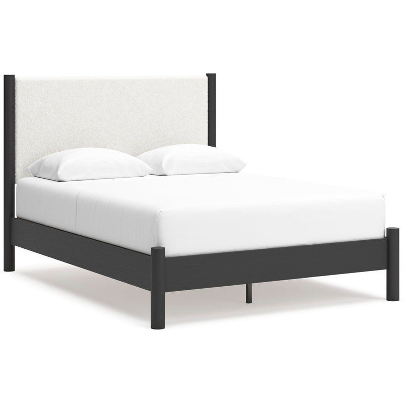 Cadmori Black/White Upholstered Panel Bedroom Set - Gate FurnitureBedroom Set