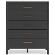 Cadmori Black/White Upholstered Panel Bedroom Set - Gate FurnitureBedroom Set