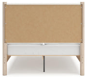 Cadmori Full Upholstered Panel Bed, Dresser and Mirror - B2615B9