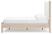Cadmori Full Upholstered Panel Bed, Dresser and Mirror - B2615B9