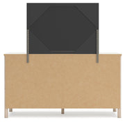 Cadmori Full Upholstered Panel Bed, Dresser and Mirror - B2615B9