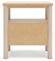 Cadmori Tan King Panel Bed, Dresser and 2 Nightstands - B2615B24