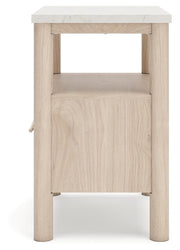 Cadmori Tan King Panel Bed, Dresser and 2 Nightstands - B2615B24