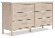 Cadmori Tan King Panel Bed, Dresser and 2 Nightstands - B2615B24