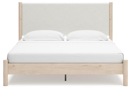 Cadmori Tan King Panel Bed, Dresser and 2 Nightstands - B2615B24