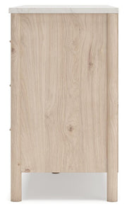 Cadmori Tan King Panel Bed, Dresser and 2 Nightstands - B2615B24