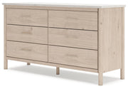 Cadmori Tan King Panel Bed, Dresser and 2 Nightstands - B2615B24