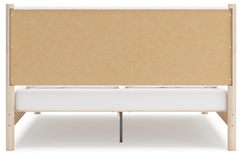 Cadmori Tan King Panel Bed, Dresser and 2 Nightstands - B2615B24