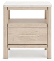 Cadmori Tan King Panel Bed, Dresser and 2 Nightstands - B2615B24