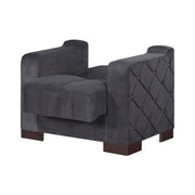 Cairo Gray Sleeper Living Room Set - Gate FurnitureLiving Room Set