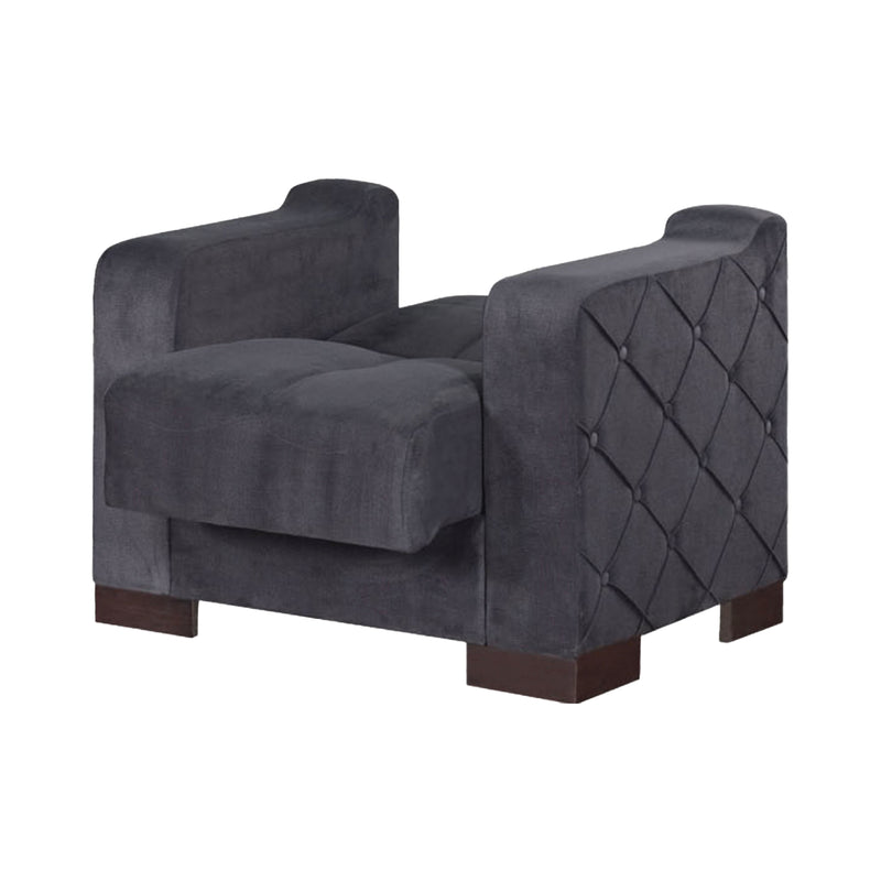 Cairo Gray Sleeper Living Room Set - Gate FurnitureLiving Room Set