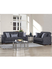 Cairo Gray Sleeper Living Room Set - Gate FurnitureLiving Room Set