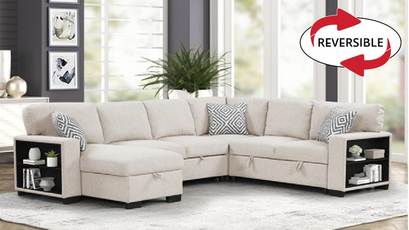 Cairo Sectional Beige - Cairo Sectional Beige