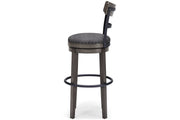 Caitbrook Gray Bar Height Bar Stool - Gate FurnitureBarstool