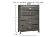 Caitbrook Gray Chest of Drawers - Gate FurnitureChest