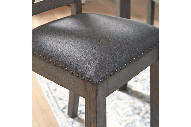 Caitbrook Gray Dining Table and Chairs (Set of 7) - Gate FurnitureDining Table