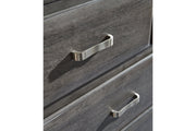Caitbrook Gray King Storage Bed with 8 Drawers - Gate FurnitureKing Bed
