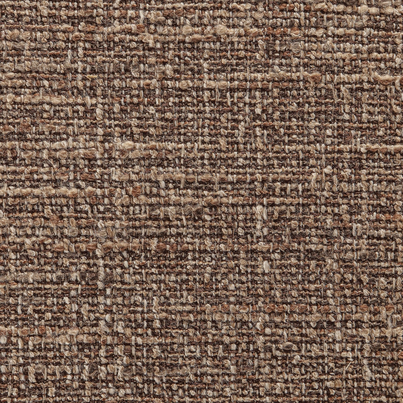 Calder Linen Textured Fabric Upholstered Chair in Brown - 33024Brown