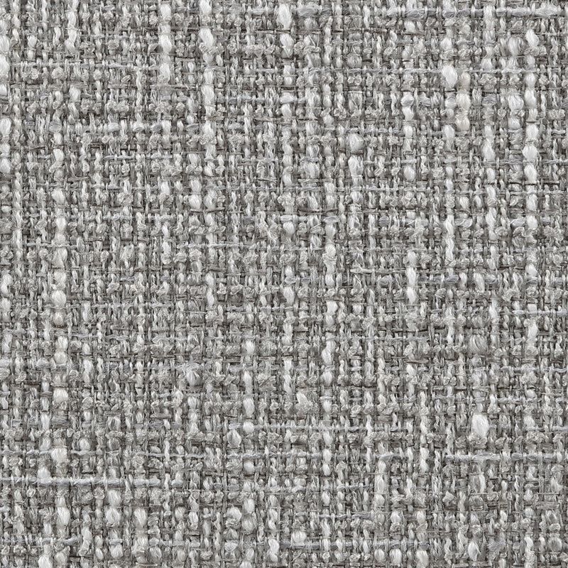 Calder Linen Textured Fabric Upholstered Chair in Grey - 33025Grey