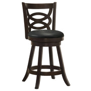 Calecita Wood Swivel Counter Stool Cappuccino (Set of 2) - 101929