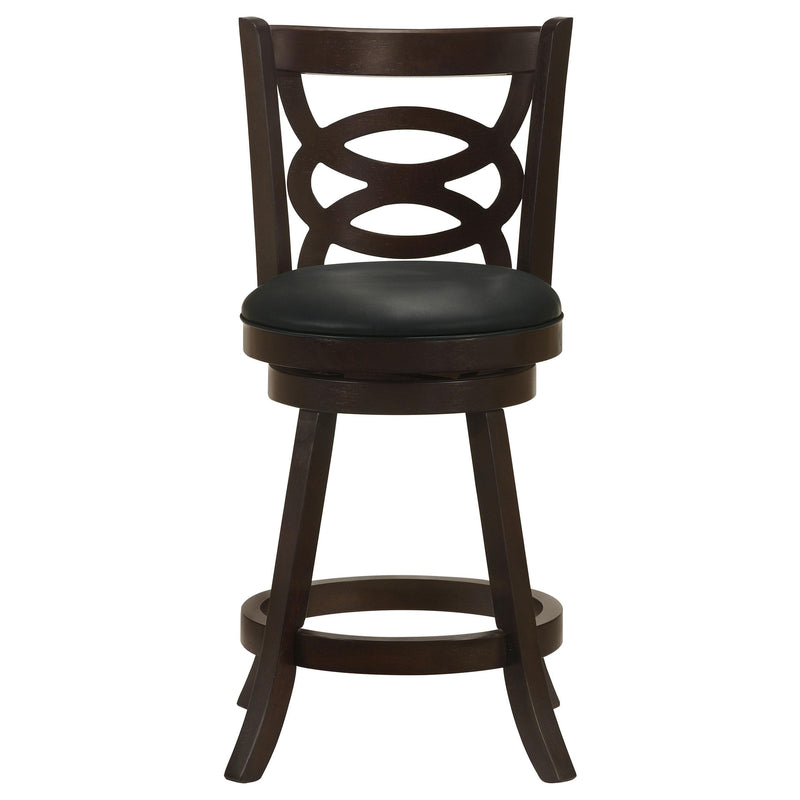 Calecita Wood Swivel Counter Stool Cappuccino (Set of 2) - 101929