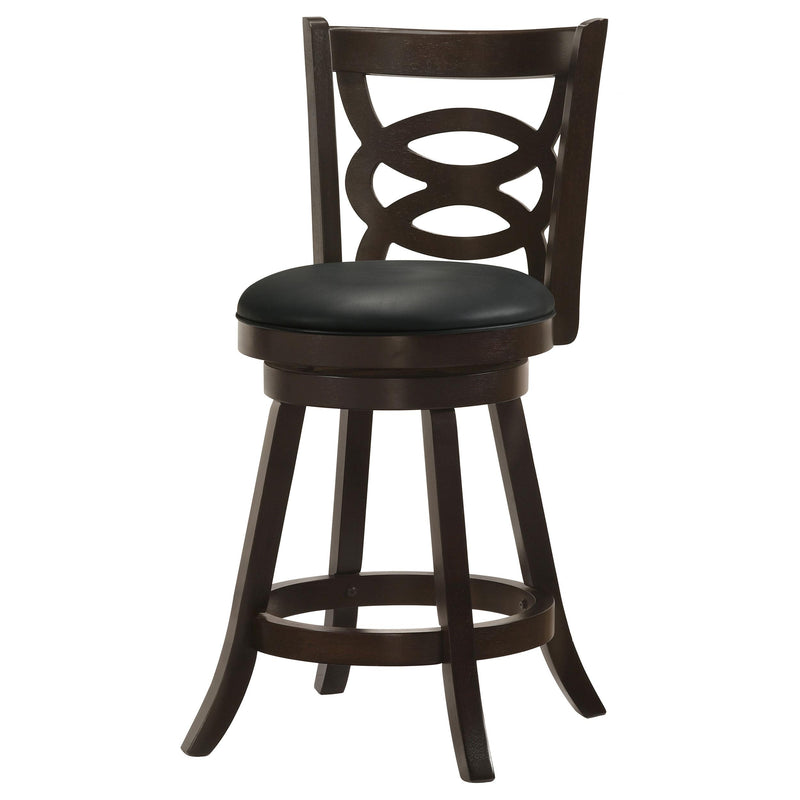 Calecita Wood Swivel Counter Stool Cappuccino (Set of 2) - 101929