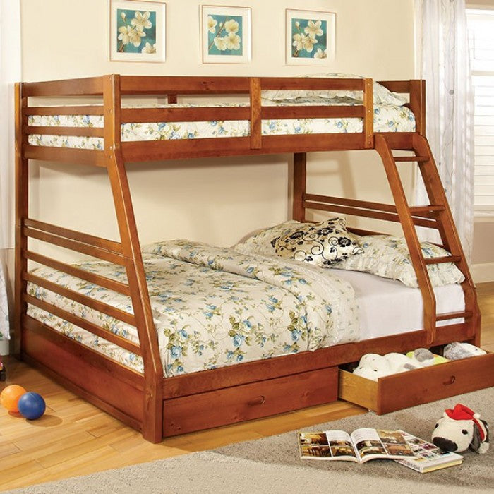 California Oak Bunk Bed - CM-BK588A-BED