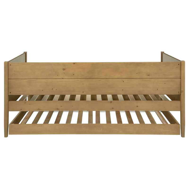 Calinda Wood Twin Daybed With Trundle Natural - 300685