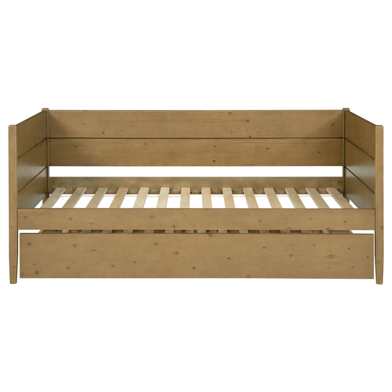 Calinda Wood Twin Daybed With Trundle Natural - 300685