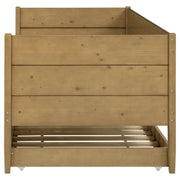 Calinda Wood Twin Daybed With Trundle Natural - 300685