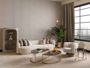 Calista 4-pieces (2 Four Seater Sofa &  2 Chair) Livingroom in Cream - 200-GAB-CAL-4411