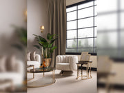 Calista 4-pieces (2 Four Seater Sofa &  2 Chair) Livingroom in Cream - 200-GAB-CAL-4411