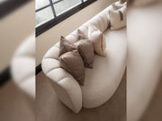 Calista 4-pieces (2 Four Seater Sofa &  2 Chair) Livingroom in Cream - 200-GAB-CAL-4411