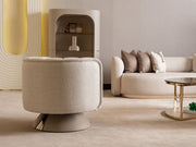 Calista 4-pieces (2 Four Seater Sofa &  2 Chair) Livingroom in Cream - 200-GAB-CAL-4411
