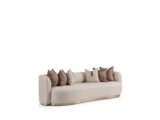 Calista Stationary Four Seat Sofa in Cream - 200-GAB-CAL-4
