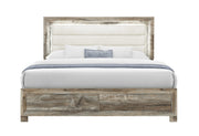 Callie Brown Queen Bed With Storage - CALLIE-BROWN-QB
