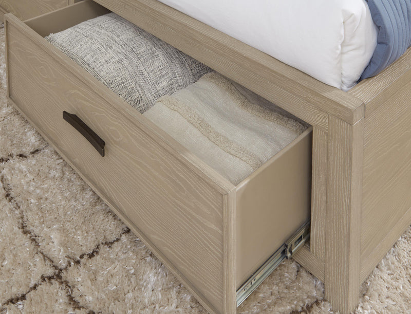 Calmoro Gray Queen Bookcase Bed - B602B4