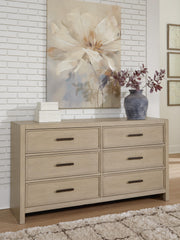 Calmoro Queen Bookcase Bed with Dresser in Gray - PKG021322