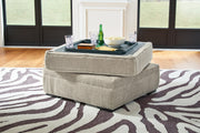 Calnita 2-Piece Sectional with Ottoman in Sisal - PKG015791