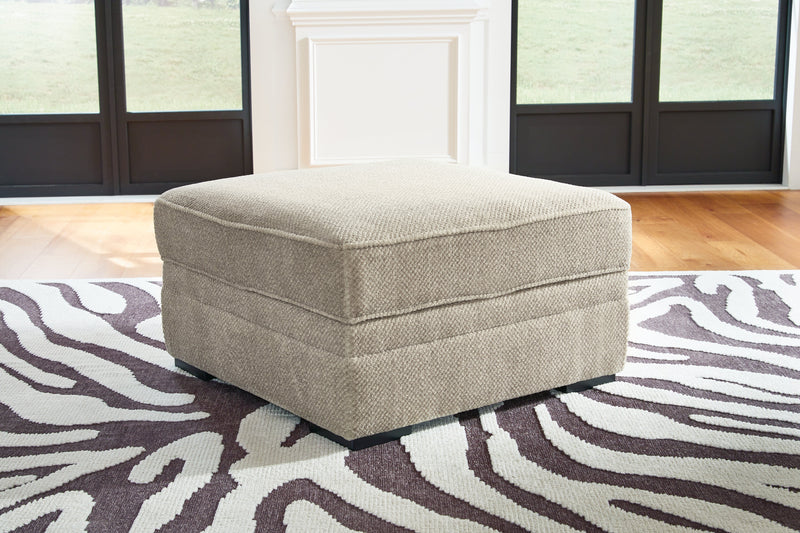 Calnita 2-Piece Sectional with Ottoman in Sisal - PKG015791