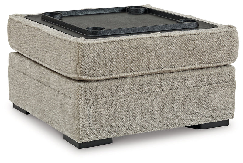 Calnita 2-Piece Sectional with Ottoman in Sisal - PKG015792