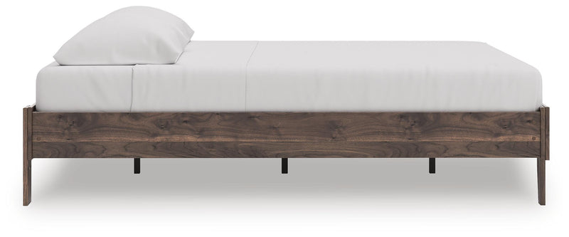 Calverson Brown King Platform Bed - EB3660-114