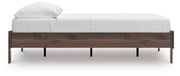 Calverson Full Platform Bed and Dresser in Mocha - PKG017834