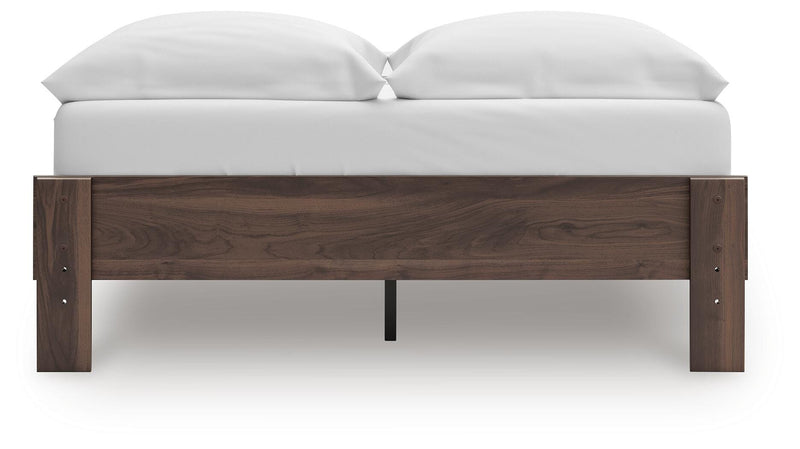 Calverson Full Platform Bed, Dresser and 2 Nightstands in Mocha - PKG017838