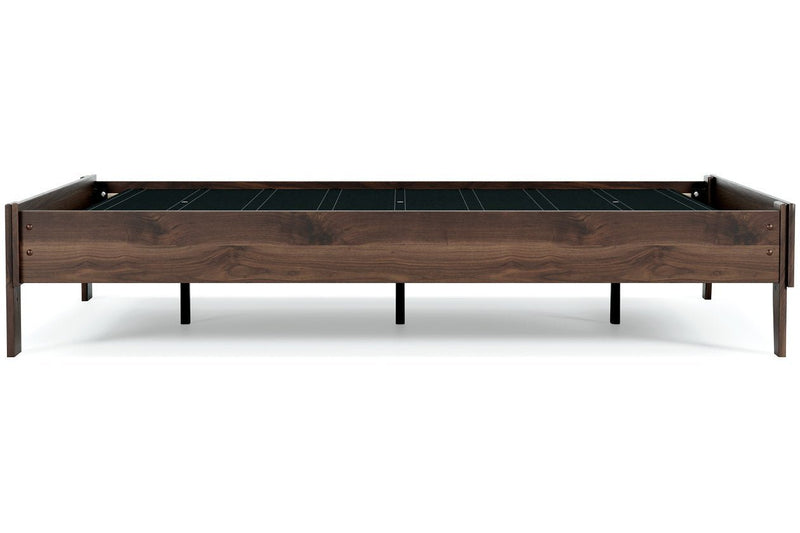 Calverson Mocha Full Platform Bed - Gate FurnitureFull Bed